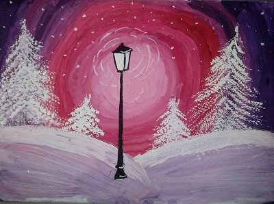 Зима рисунок