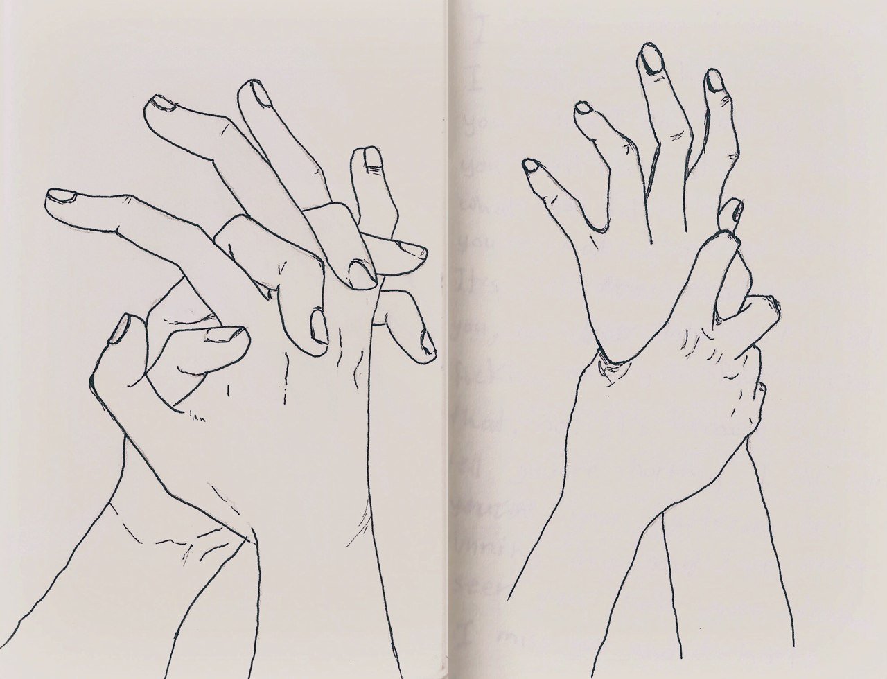 Красивые руки для срисовки