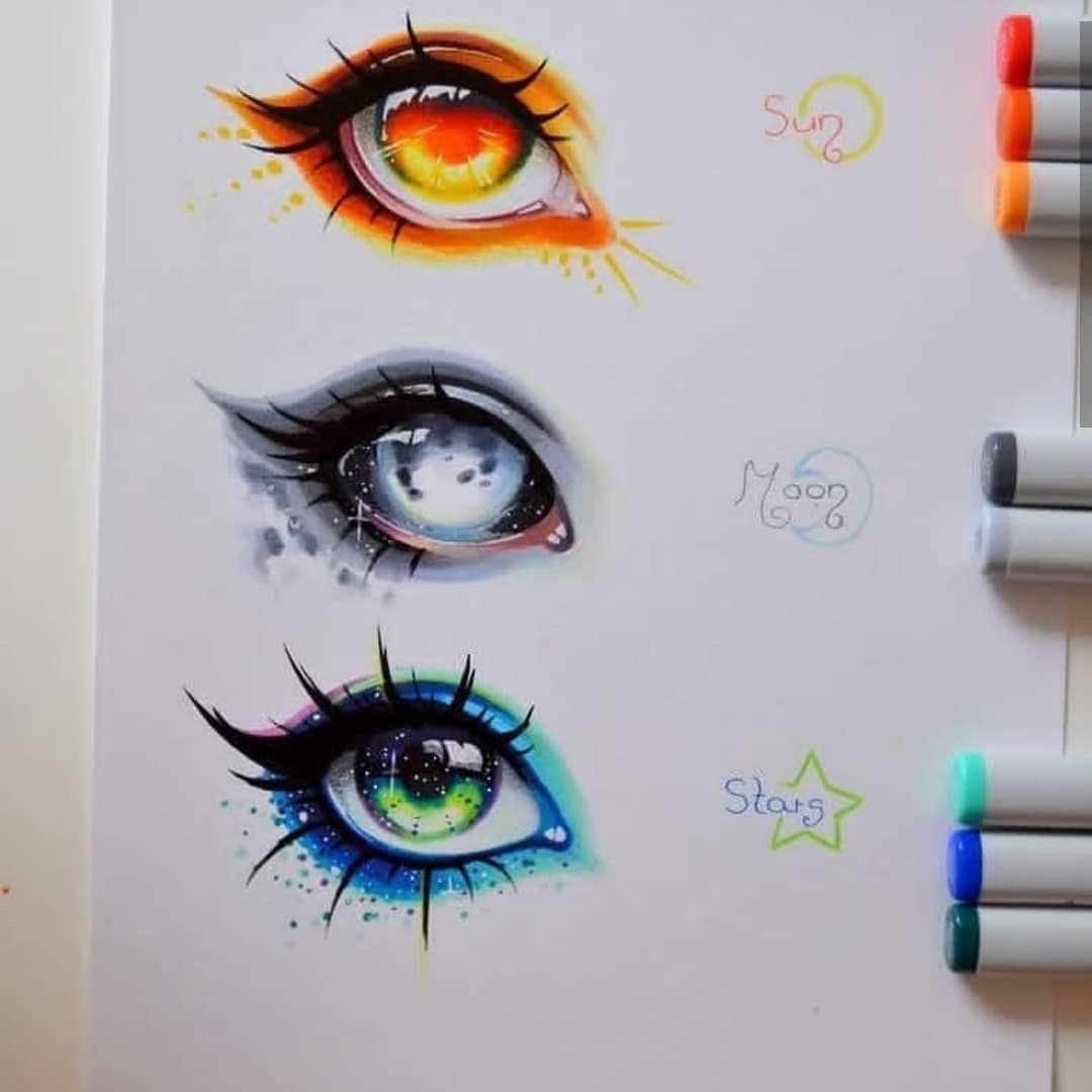 Рисунки для срисовки карандашом маркерами
