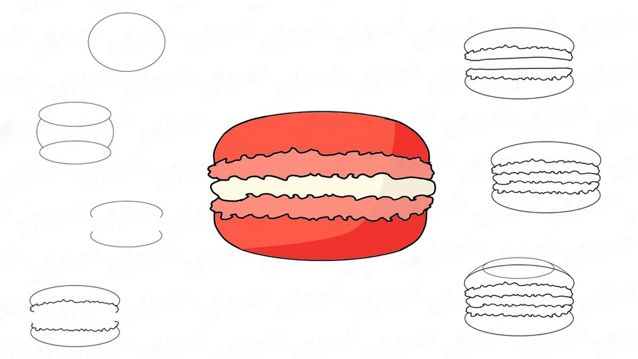 картинки для срисовки легкие для начинающих еда