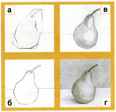 Рисунки груши карандашом легкие для начинающих (46 фото)