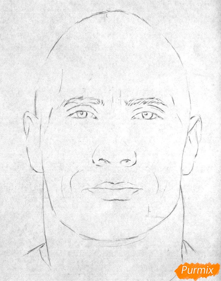 Портрет человека карандашом для начинающих