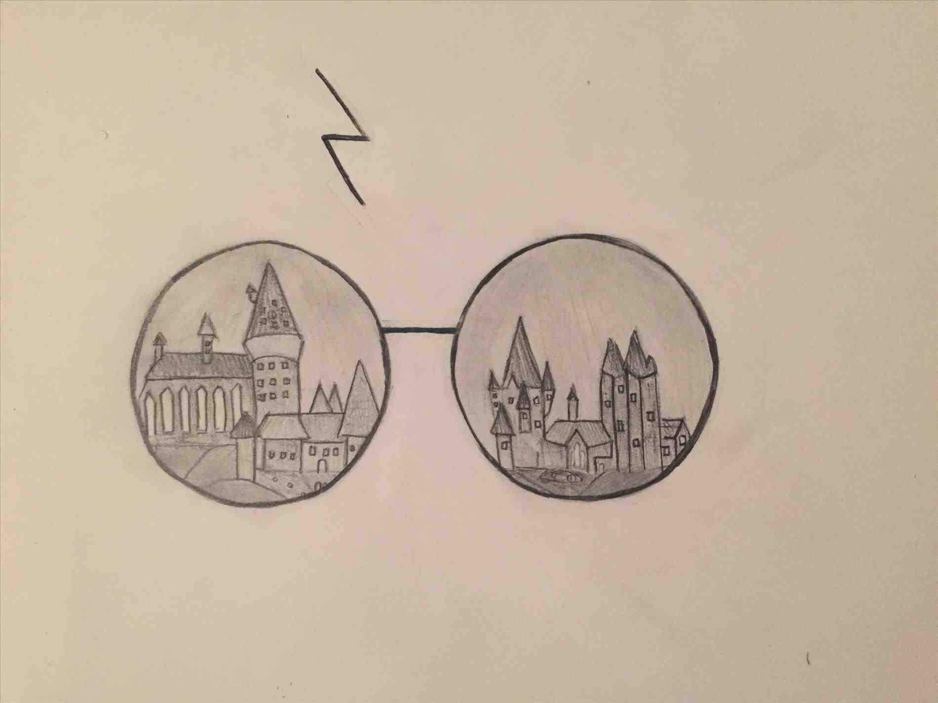 Гарри Поттер рисунки для срисовки Хогвартс