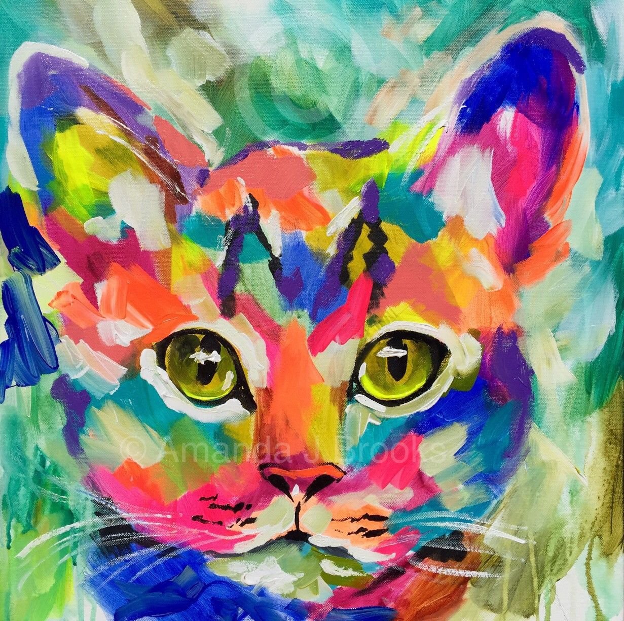 Рисование животных красками