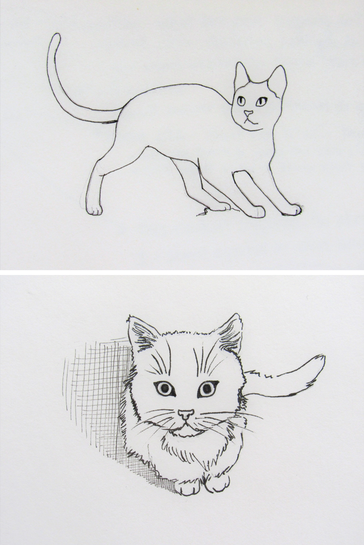Животные рисунки легко нарисовать. Рисунки котов для срисовки. Кошка рисунок карандашом. Рисунки для срисовки котики. Рисунок кота для срисовки.