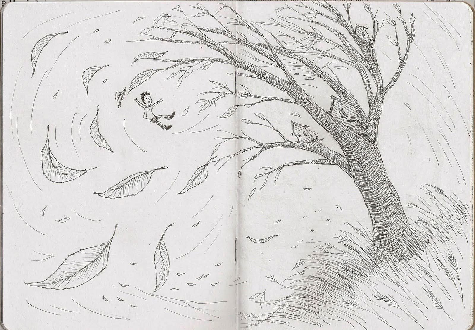 Иллюстрация к стихотворению листья