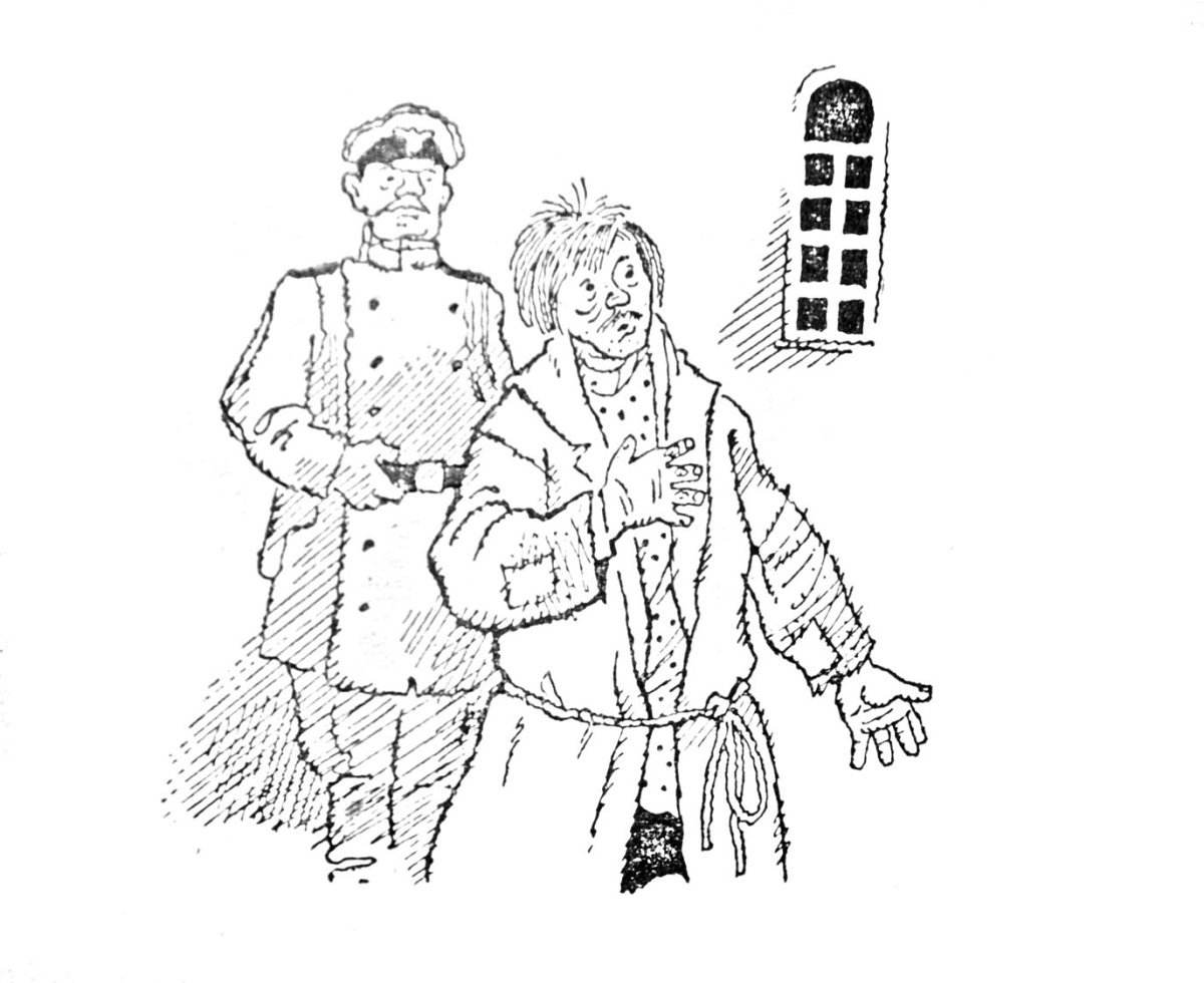 Иллюстрация к рассказу Чехова злоумышленник