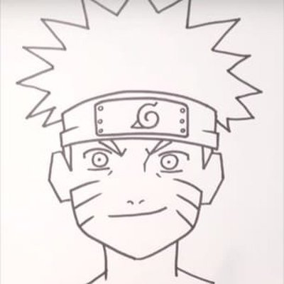 Наруто карандашом легко для начинающих