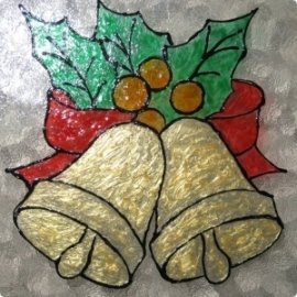 Новогодние картины акрилом