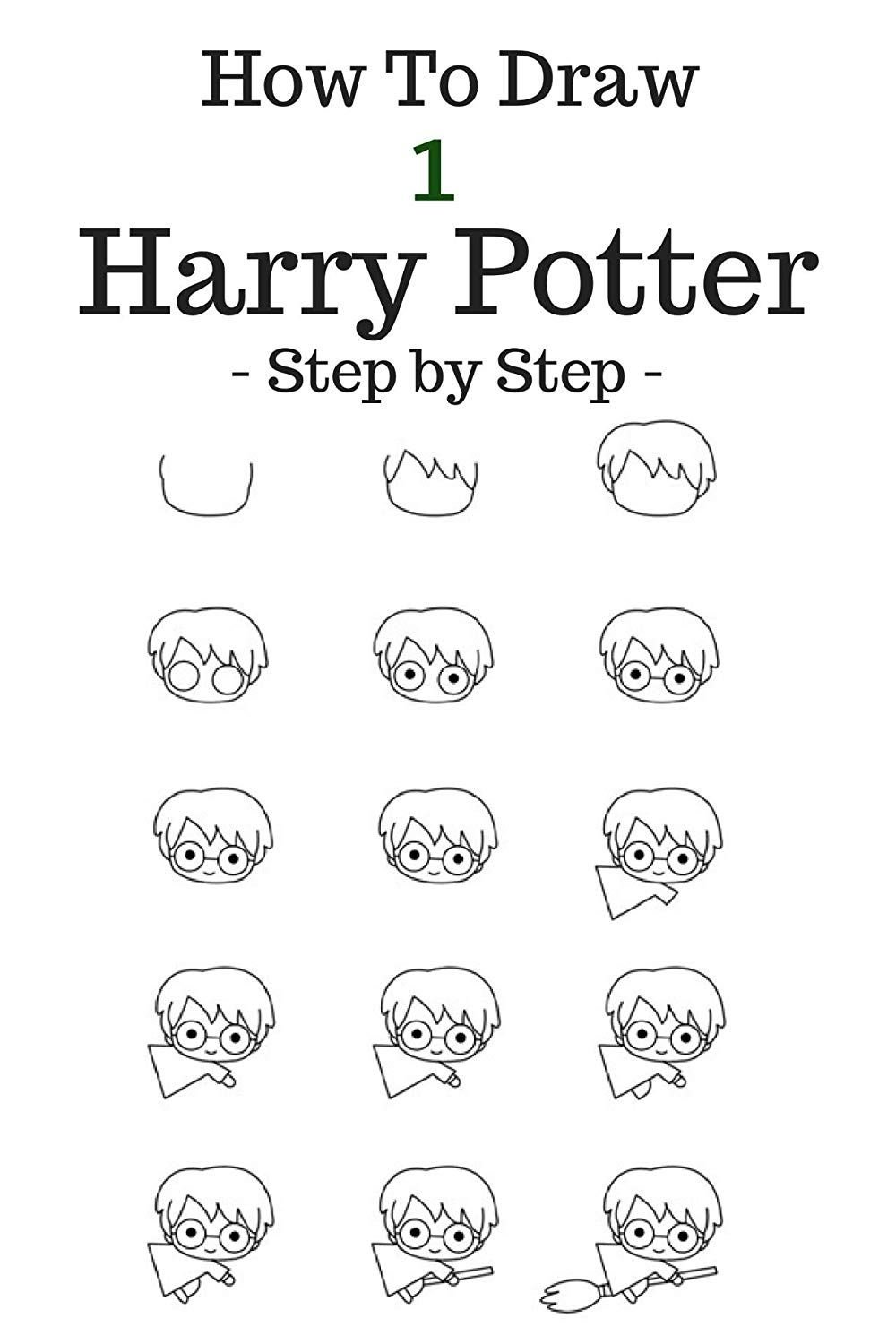 Рисунки Гарри Поттер легкие