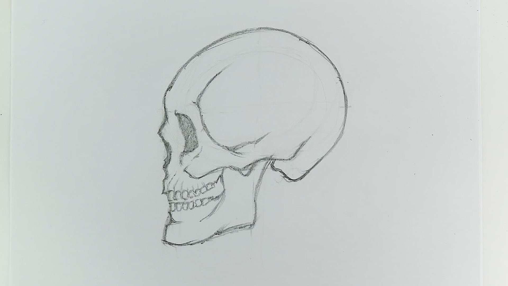 Нарисовать череп