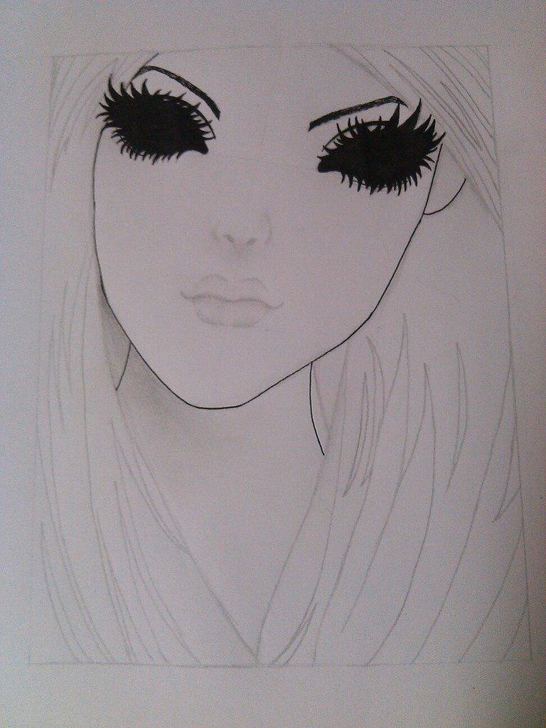 Красивую девочку очень очень легкую. Рисунок девочки карандашом. Девушка карандашом. Рисунки карандашом для срисовки девушки. Лицо для срисовки.