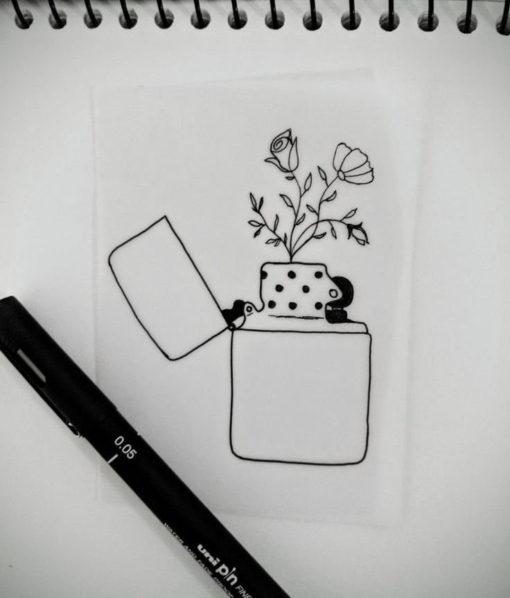 Легкие рисунки черной ручкой для скетчбука для начинающих (43 фото) »рисунки для срисовки на Газ-квас.ком