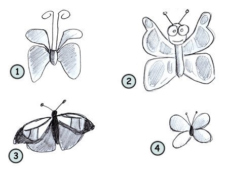 Муха поэтапное рисование
