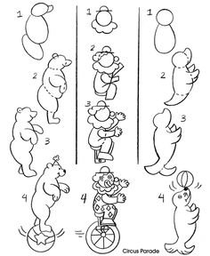 Клоун рисунок поэтапно легкие (48 фото)