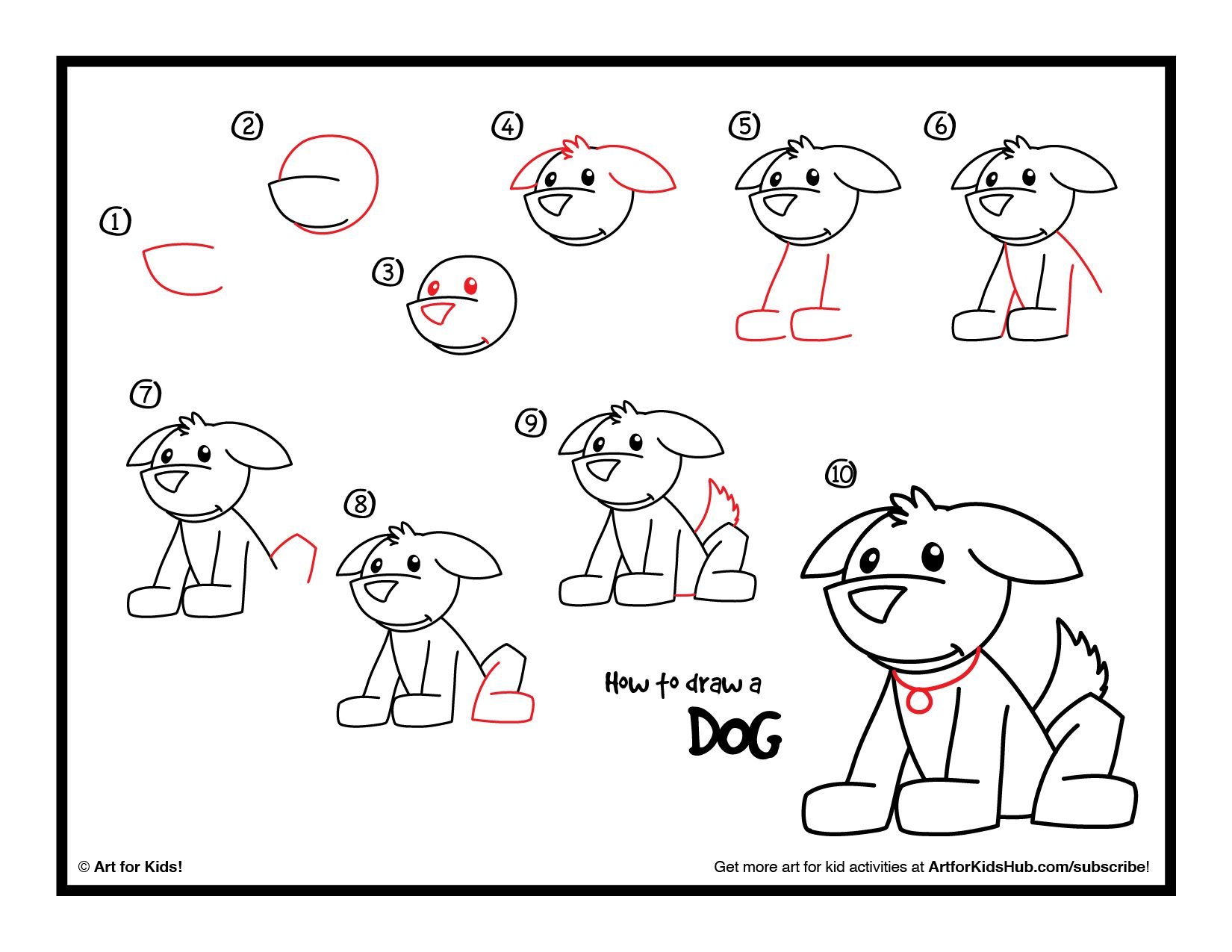 Как нарисовать how to draw a Dog