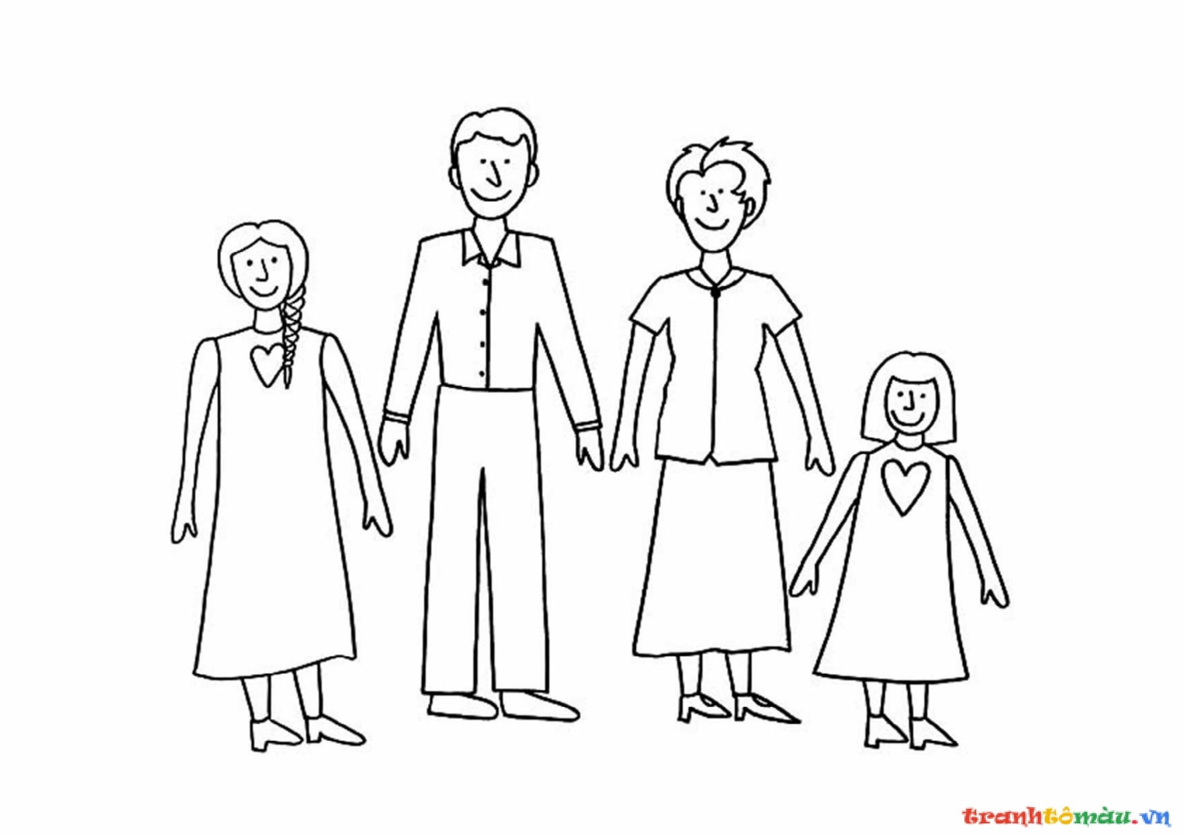 Поэтапный рисунок семьи с помощью подручным предметов