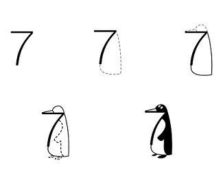 Схемы изображения животных для дошкольников