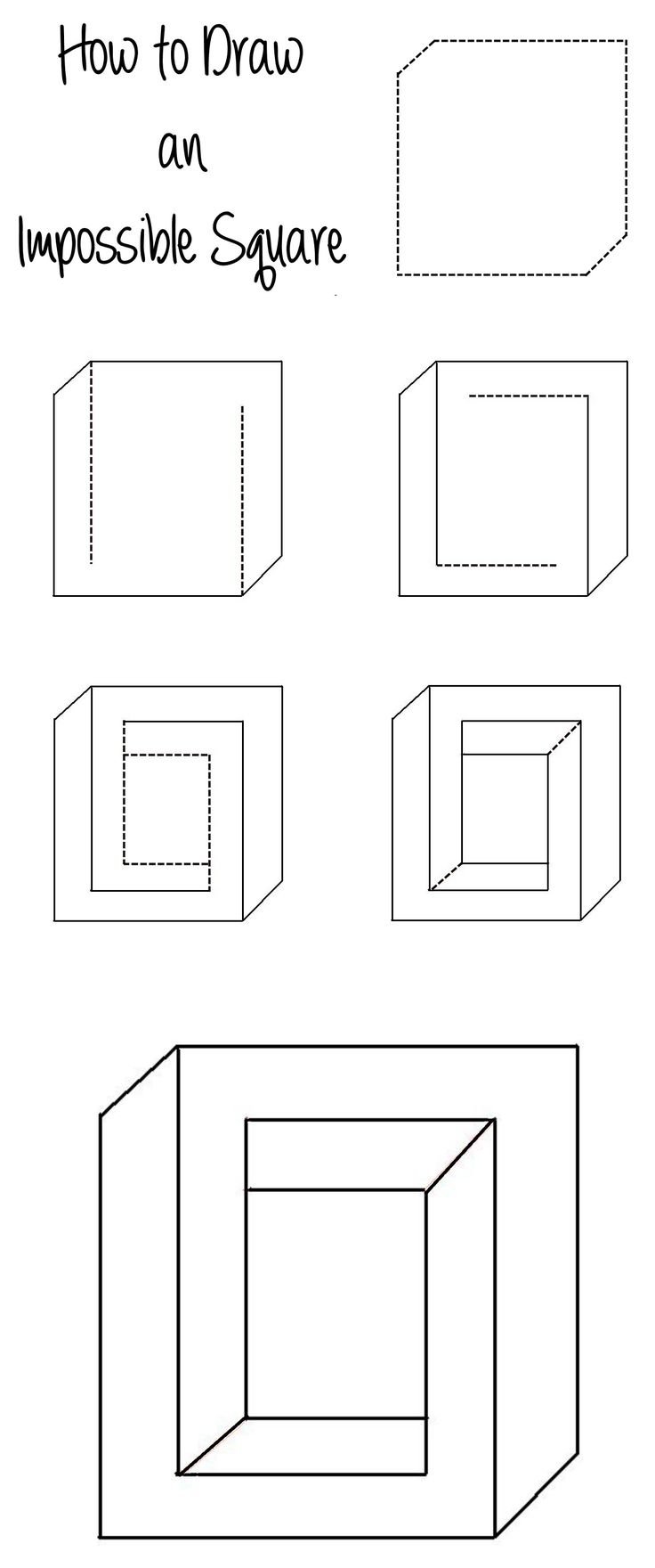 Как нарисовать иллюзию легко