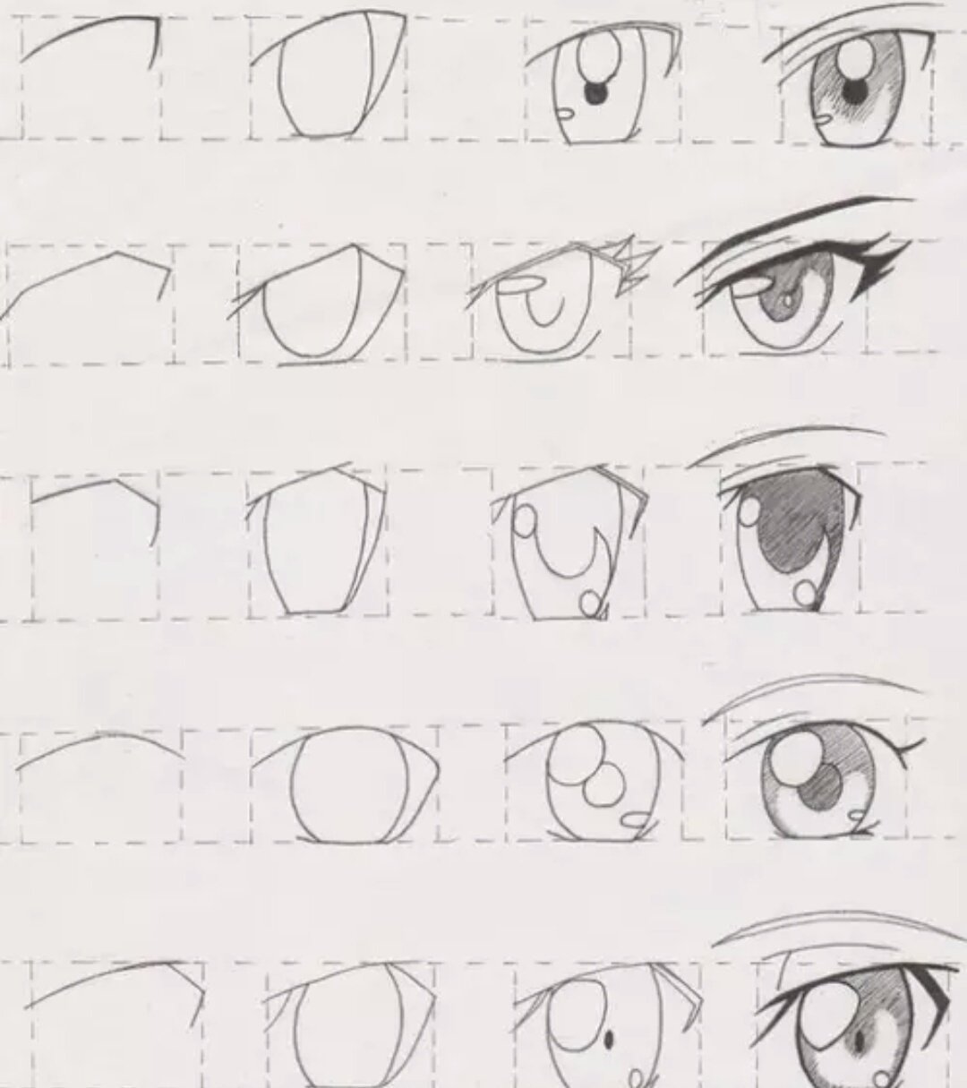 Урок рисования глаз аниме