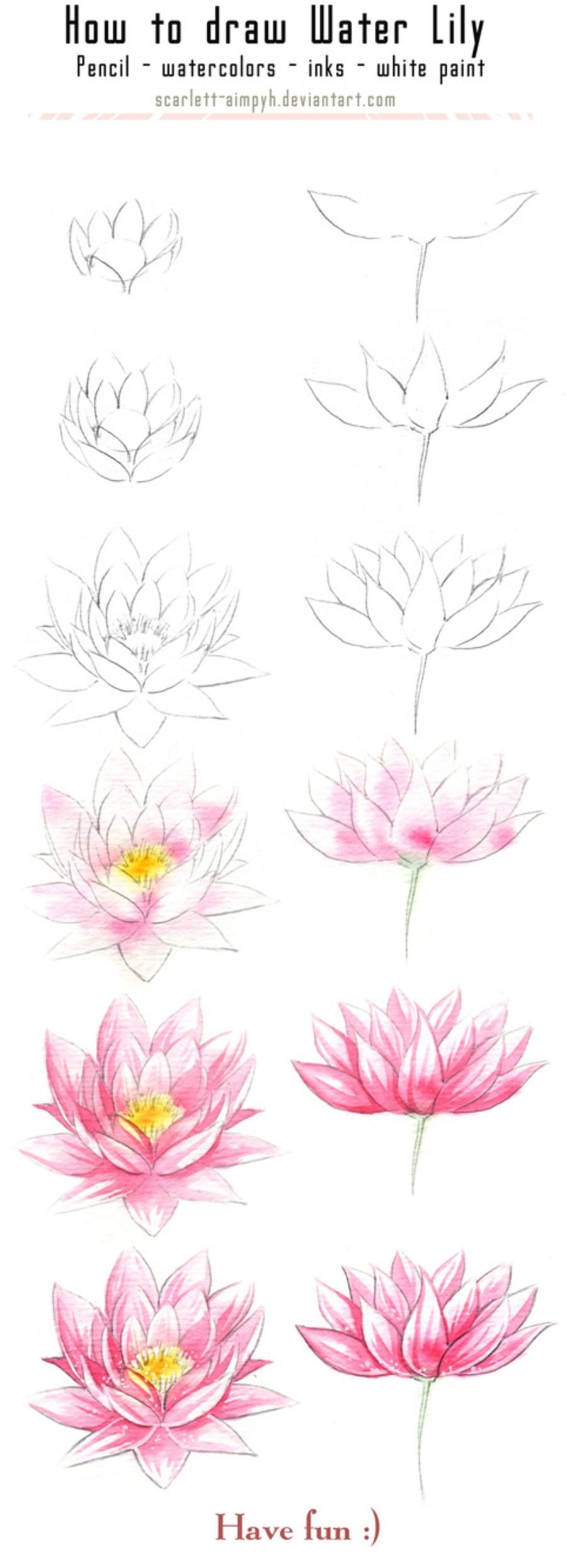 Туториал по рисованию цветка