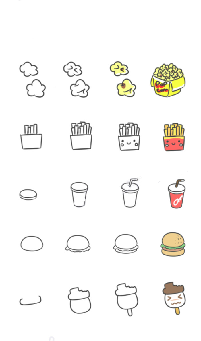 Еда карандашом легко. Рисунки для срисовки еда. Рисунки для срисовки еда легкие. Рисунки для срисовки вкусняшки. Милые рисунки для срисовки еда.