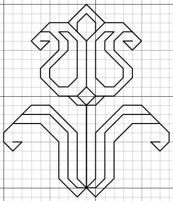 Узоры по клеточкам сложные объемные