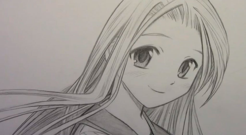 Фото для рисования карандашом аниме