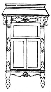 Старинные окна карандашом