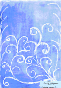 Зимние узоры трафареты для рисования