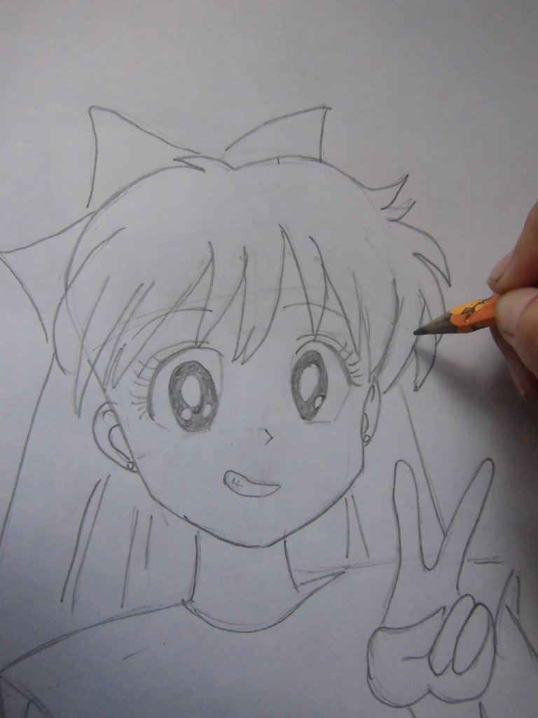 Фото для рисования карандашом аниме