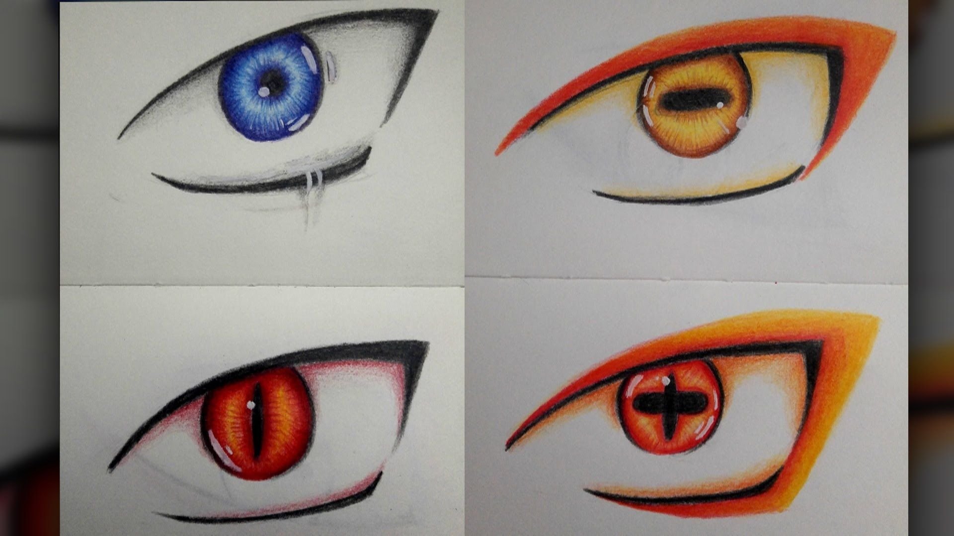 Глаза Наруто из аниме Наруто