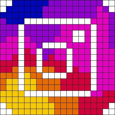 Рисунки по клеточкам Инстаграм