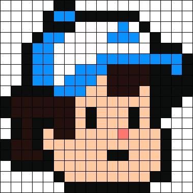 Гравити Фолз по клеточкам легкие