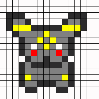 Покемоны по клеточкам легко