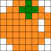 Рисование по клеточкам фрукты и овощи