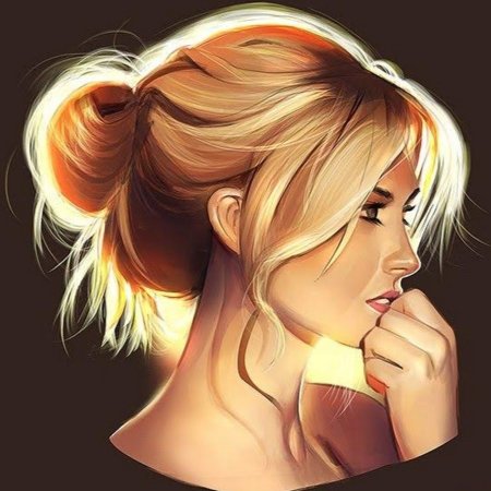 Девушка рисунок