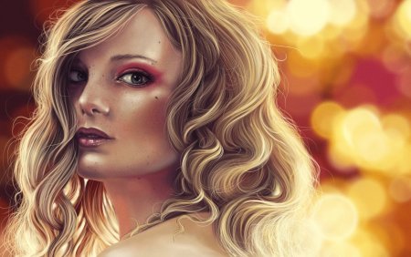 Блондинка арт