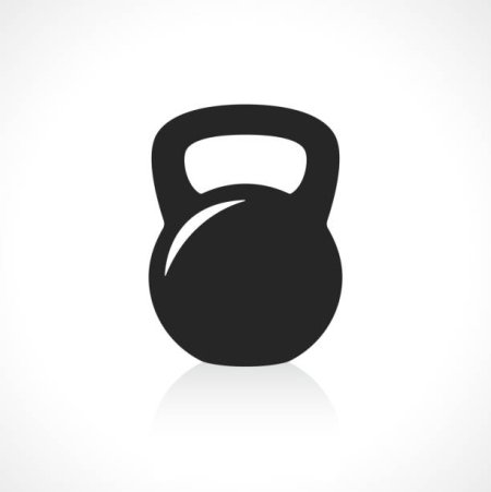 Гиря 100кг вектор
