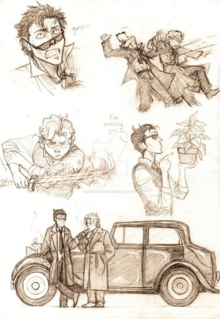 Crowley and Aziraphale