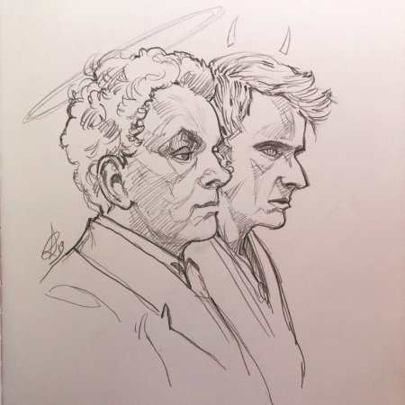 Кроули благие знамения скетч