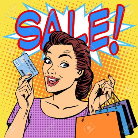 Sale стиль поп арт