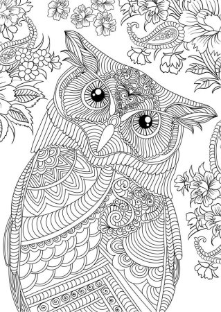 Раскраски сложные