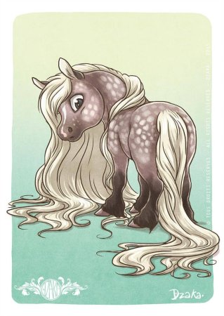 Милые арты лошадей