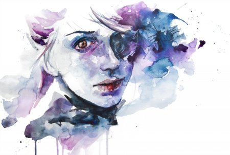 Акварельные портреты сильвии Пелиссеро