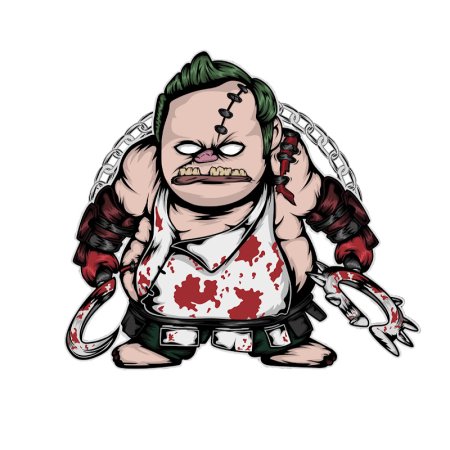 Дота 2 персонажи ПУДЖ рисунок