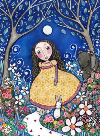 Рисование в стиле фолк арт