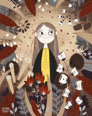 Картина кота психоделика