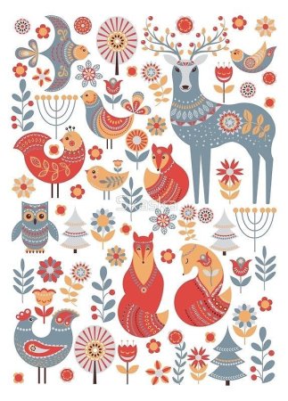 Фолк Модерн стилизация