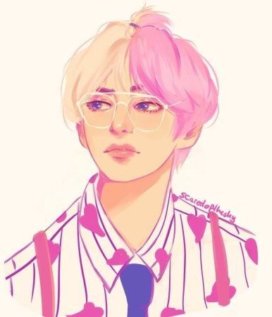 Тэхён БТС арт